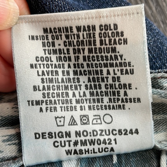 Sz28 Joe’s Jeans Cigarette Fit Straight in Medium blue Luca Wash GUC - Picture 7 of 11